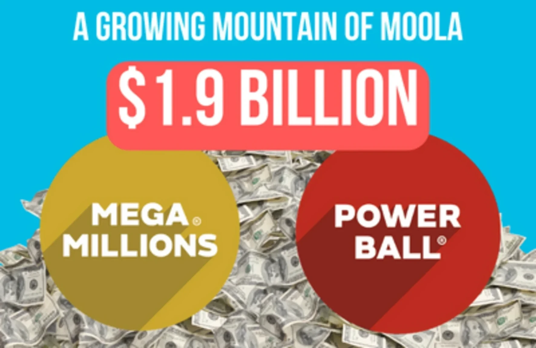 Powerball 和 Mega Millions 的头奖总额高达 19 亿美元！